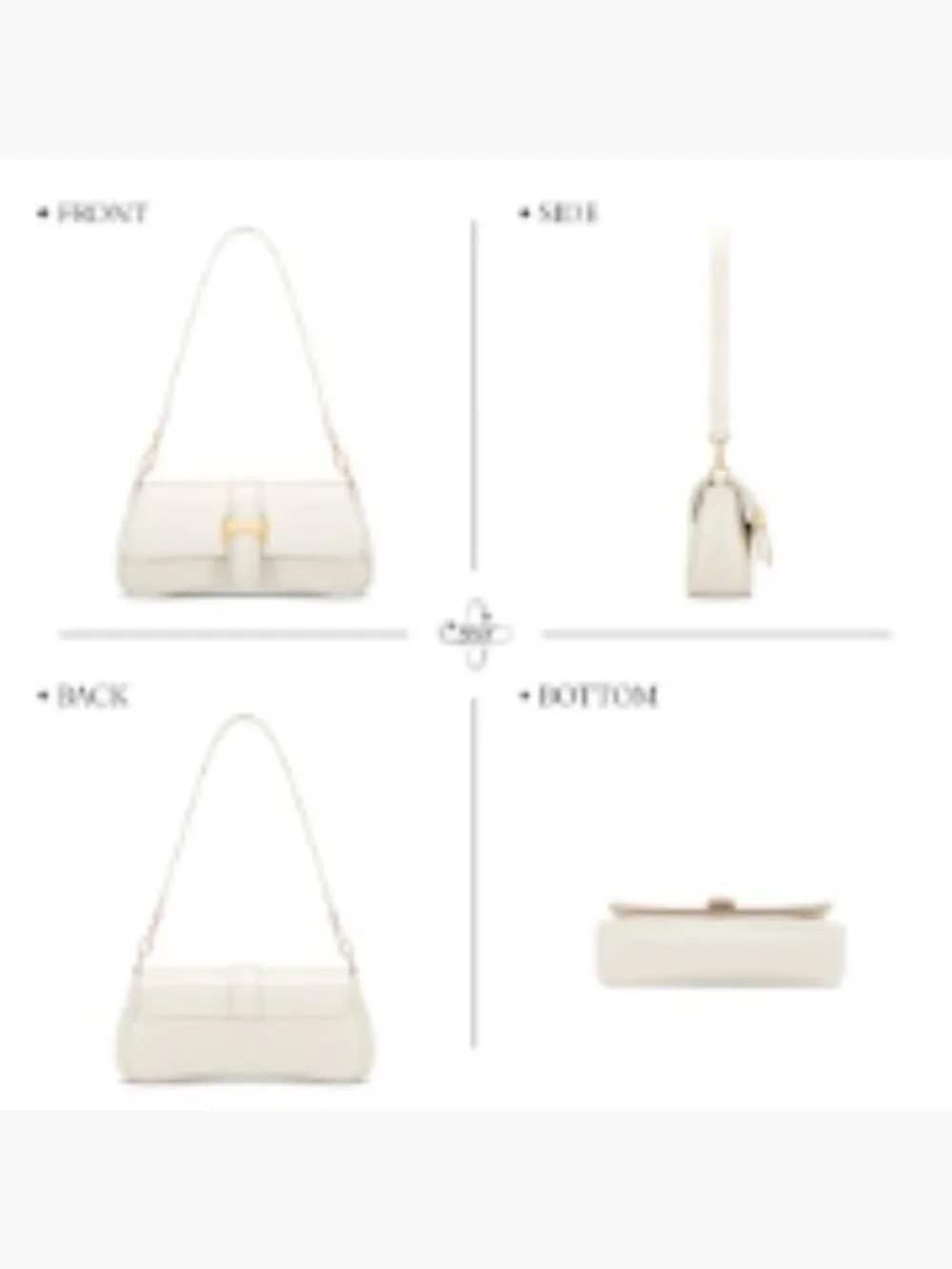 Small Hobo Handbag for Women Retro Underarm Crossbody Clutch Vegan Leather